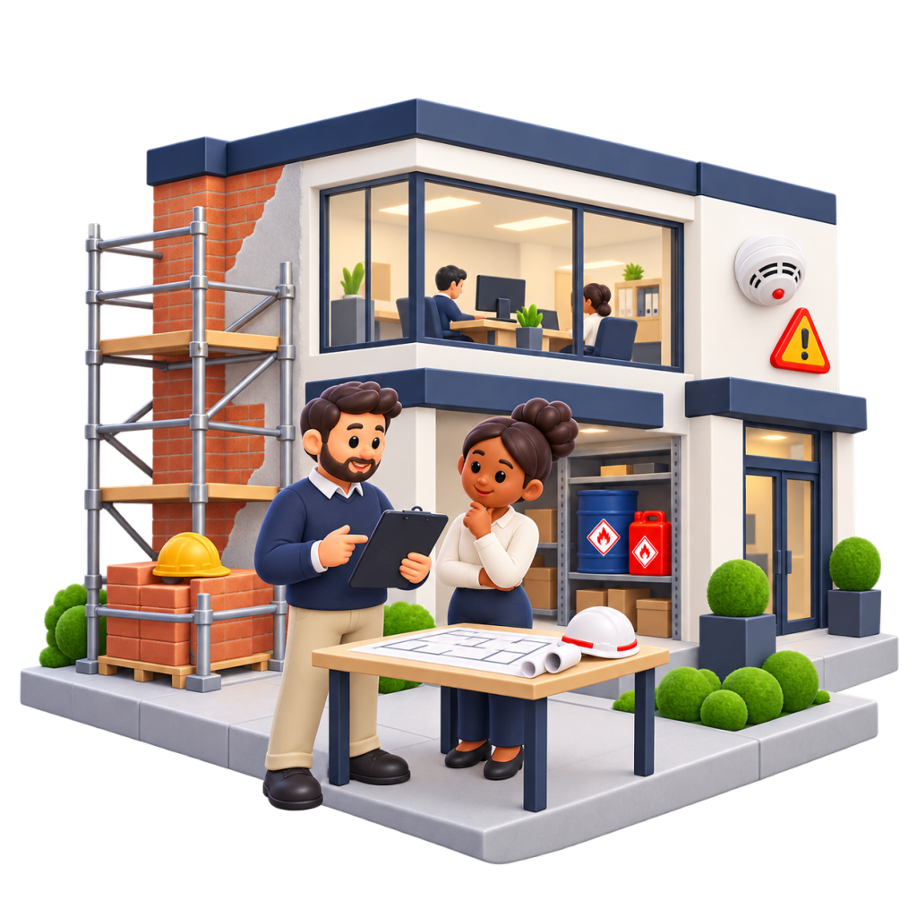 Fire safety review following building alterations and refurbishment